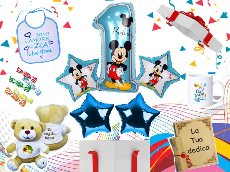 Regalo 1° compleanno bimbo 